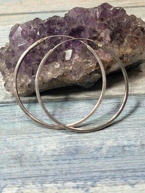 Sterling Silver Hoop Earrings - Classic Silver Hoop